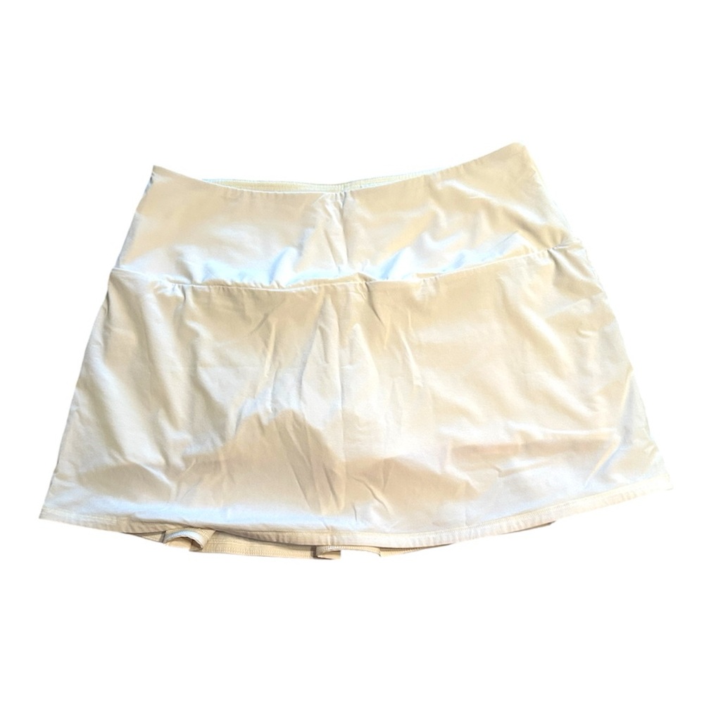 IVL Collective White Pleated Mini Tennis Skirt Size 12